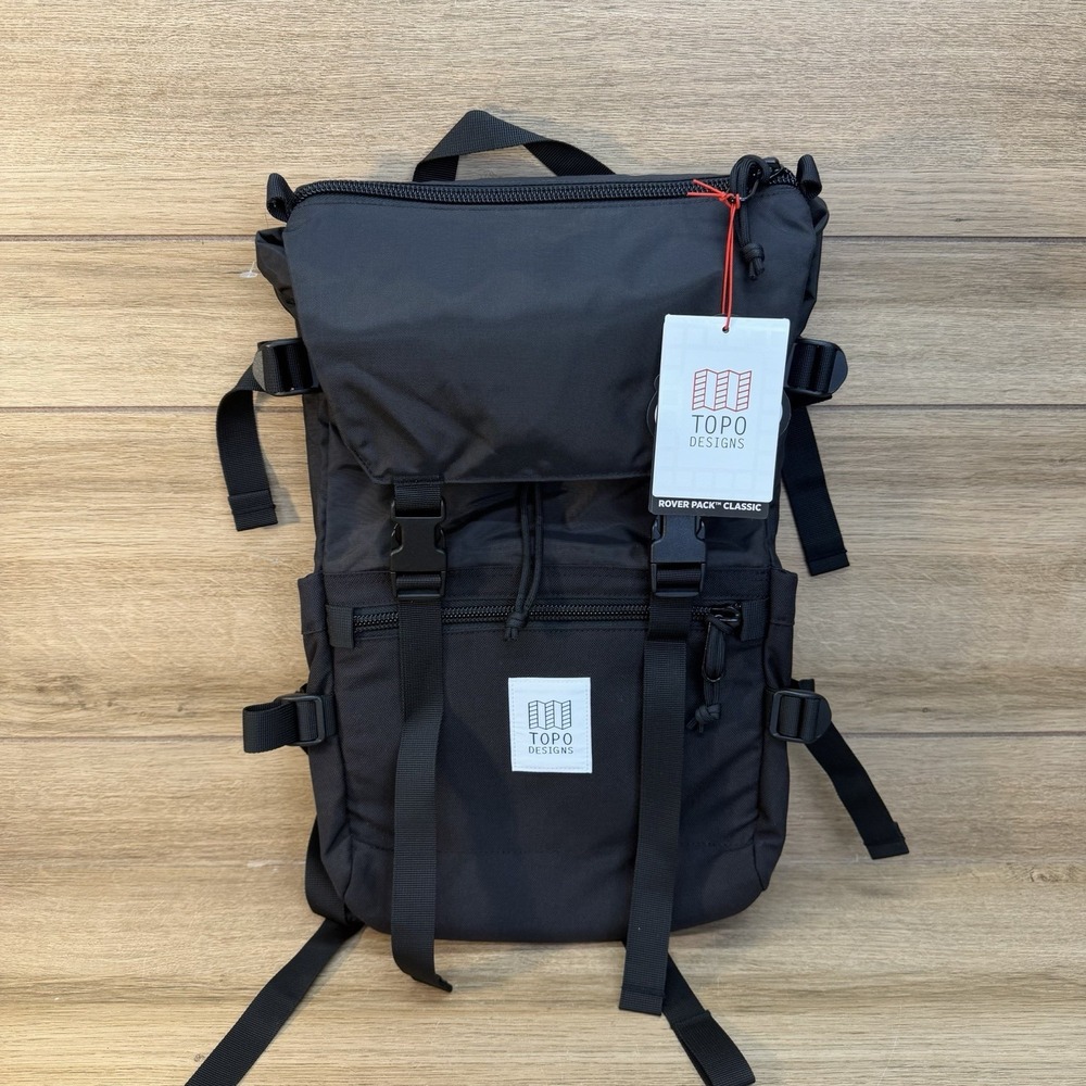 Topo Designs Rover Pack Classic Backpack Black